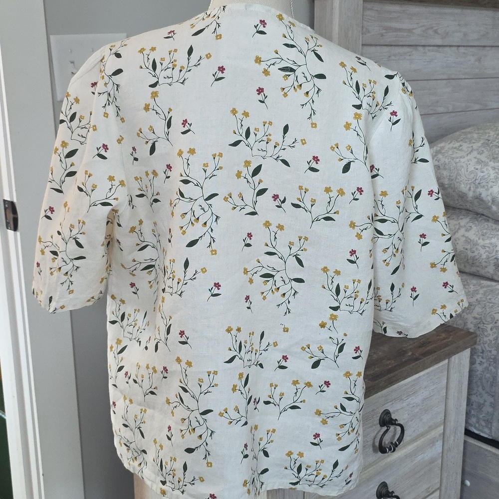 NOTperfectlinen ELMINA button-up linen shirt, Size XL - Picture 7 of 8